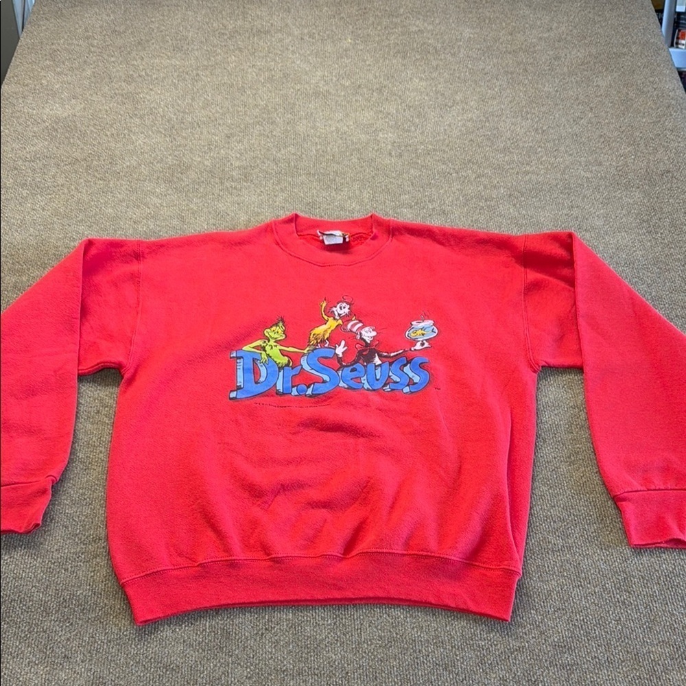 VTG 1997 Dr Seuss Crew Neck Sweatshirt  Men’s Sz L RARE USA